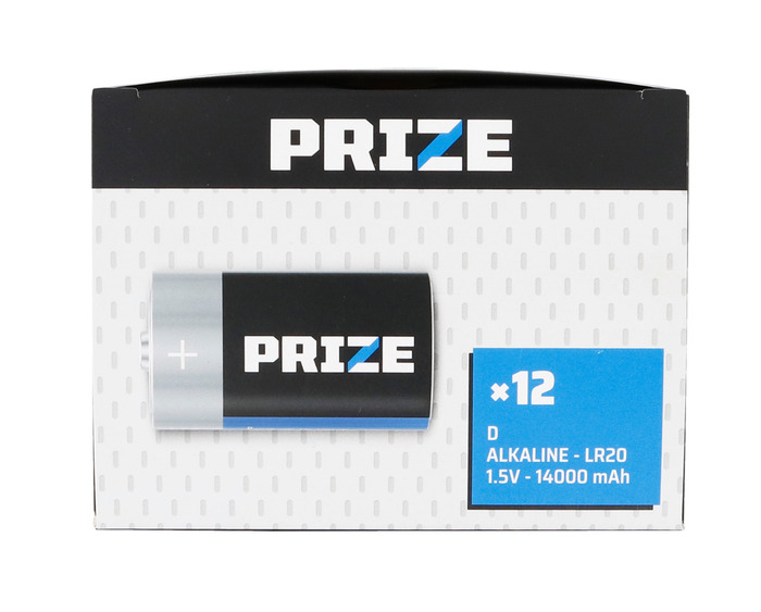 Batteri D/LR20 12-pack Prize